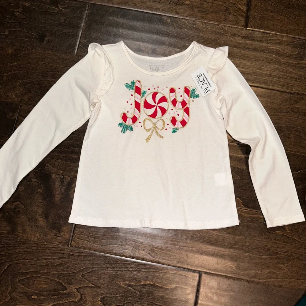 The Childrens Place Long Sleeve Tees Bundle Holiday Christmas Size 3T